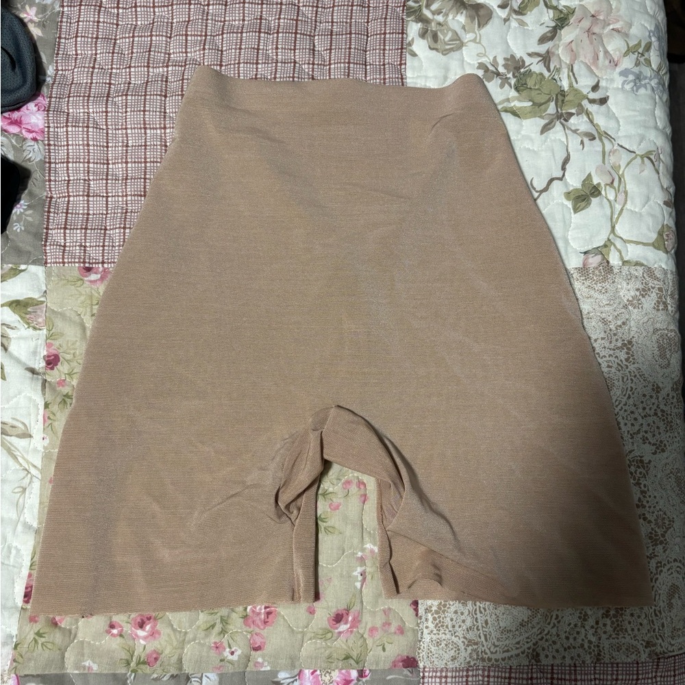 SKIMS Tan Shapewear Shorts